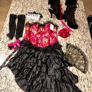 Burlesque/Saloon girl costume